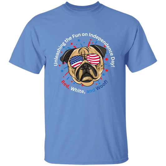 Unleashing The Fun on Independence Day | PUG T-shirt