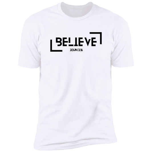 Believe | Black print | Unisex