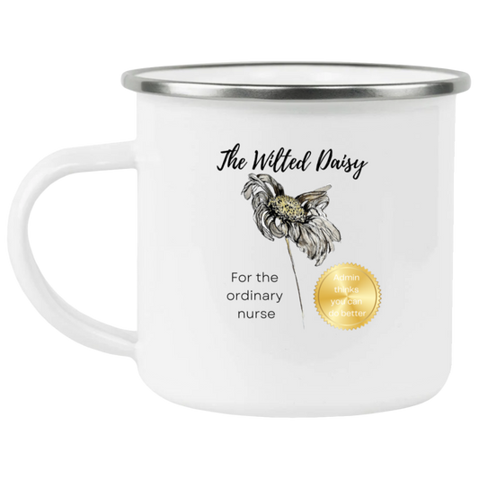 The Wilted Daisy | Stainless Steel Camping Mug