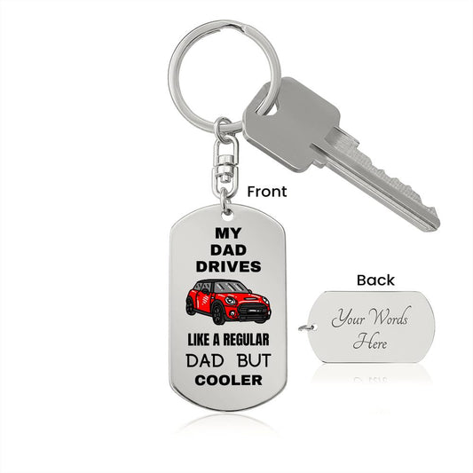 Mini Cooper Dad | Keychain