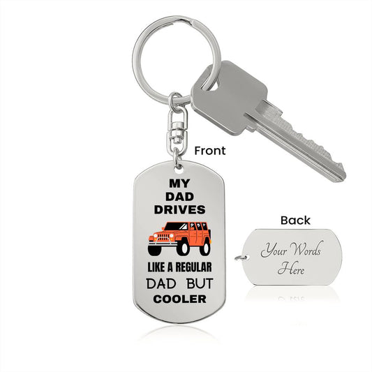 JEEP Dad | Keychain