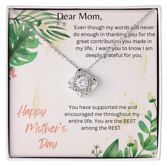 Dear Mom | Love Knot Necklace