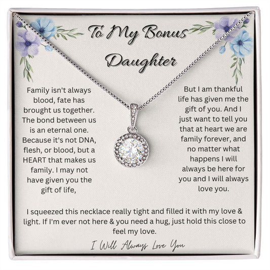 To My Bonus Daughter | Eternal Hope Necklace